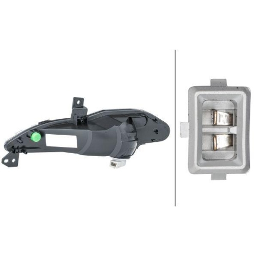 Blinkleuchte Hella 2BA 011 395-041 für Peugeot Vorne Rechts