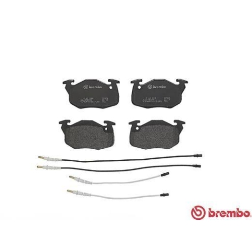 Bremsbelagsatz Scheibenbremse Brembo P61044 Prime Line f&uuml;r Citro&euml;n Peugeot