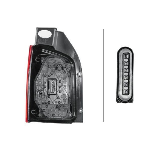 Heckleuchte Hella 2SK 012 338-041 f&uuml;r VW Rechts F&uuml;r Fahrzeuge Mit Heckt&uuml;ren