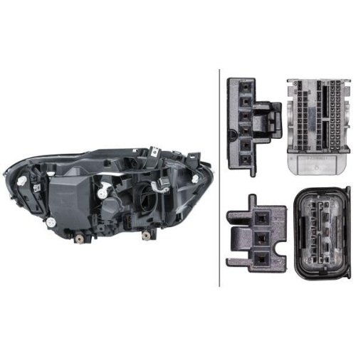 Hauptscheinwerfer Hella 1EX 011 929-411 f&uuml;r Bmw Bmw (brilliance) Links