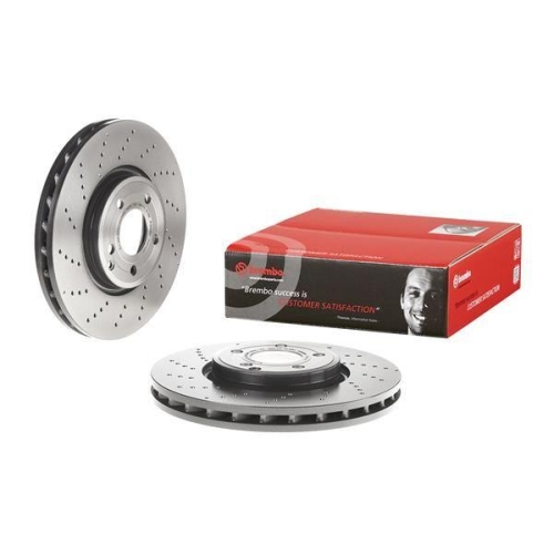Bremsscheibe Brembo 09.B742.51 Prime Line - Uv Coated f&uuml;r Mercedes Benz