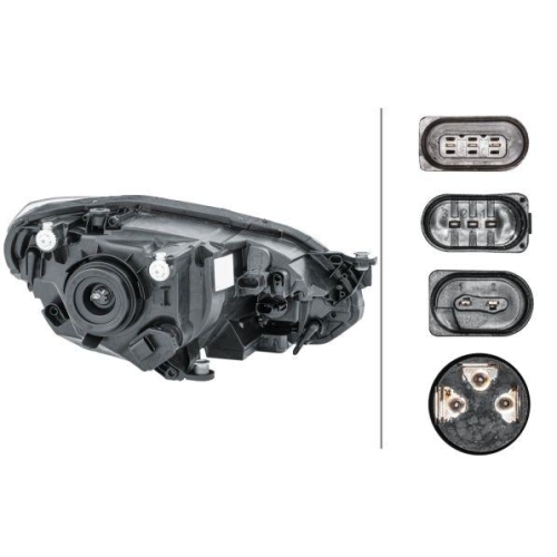 Hauptscheinwerfer Hella 1EL 012 644-011 f&uuml;r VW Links