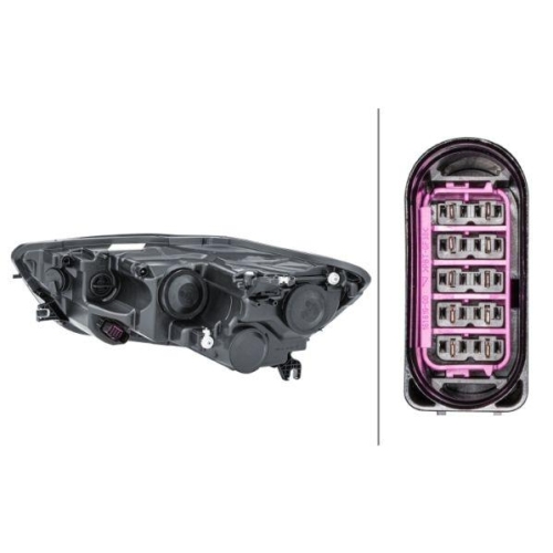 Hauptscheinwerfer Hella 1EJ 011 149-021 f&uuml;r Audi VW Audi (faw) Rechts
