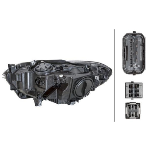 Hauptscheinwerfer Hella 1ZS 010 741-661 f&uuml;r Bmw Rechts