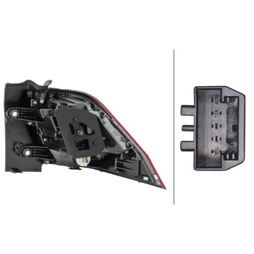 Heckleuchte Hella 2SD 012 519-031 f&uuml;r VW Links