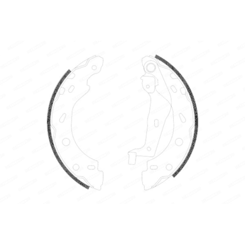 Bremsbackensatz Ferodo FSB614 Premier f&uuml;r Mercedes Benz Mercedes Benz Smart