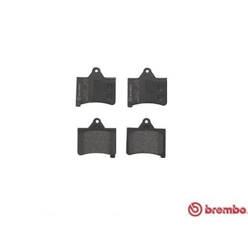 Brake Pad Set Disc Brake Brembo P61073 Prime Line for Citro&euml;n Rear Axle