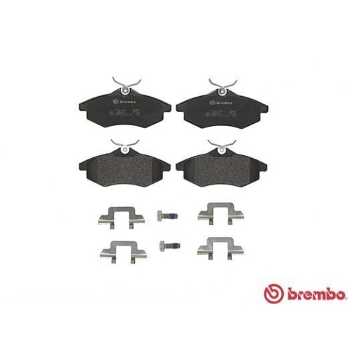 Bremsbelagsatz Scheibenbremse Brembo P61074 Prime Line f&uuml;r Citro&euml;n Vorderachse