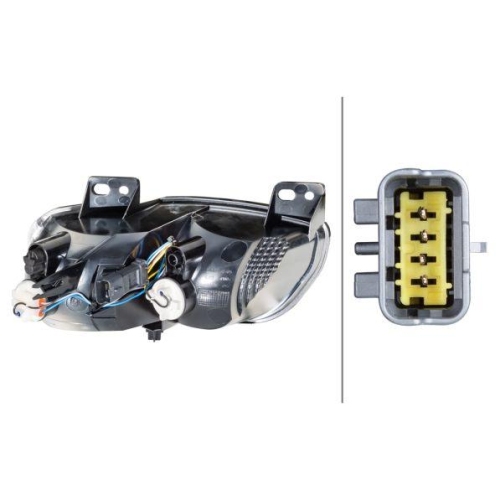 Heckleuchte Hella 2TN 011 056-041 für Citroën DS Stoßfänger Rechts