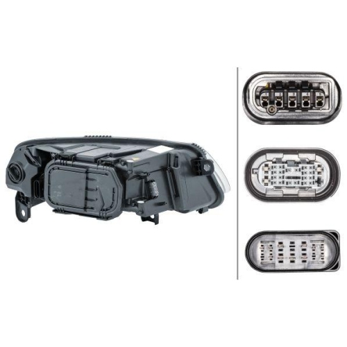 Hauptscheinwerfer Hella 1ZS 009 701-111 f&uuml;r Audi Audi (faw) Links