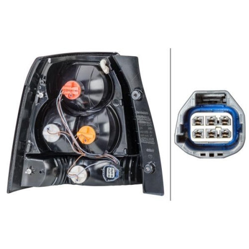 Heckleuchte Hella 2VA 354 666-121 f&uuml;r Land Rover Rechts