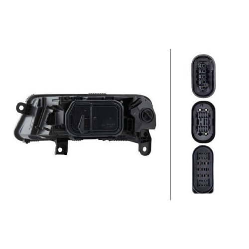 Hauptscheinwerfer Hella 1ZS 009 701-121 f&uuml;r Audi Audi (faw) Rechts