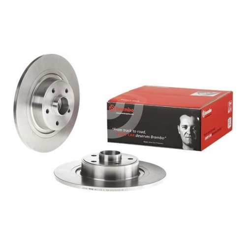 Bremsscheibe Brembo 08.A239.37 Prime Line - With Bearing Kit f&uuml;r Renault