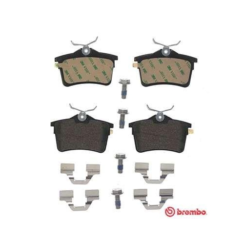Bremsbelagsatz Scheibenbremse Brembo P61084 Prime Line f&uuml;r Citro&euml;n Peugeot