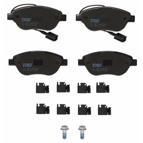 Bremsbelagsatz Scheibenbremse Trw GDB1829 Cotec f&uuml;r Fiat Abarth Vorderachse