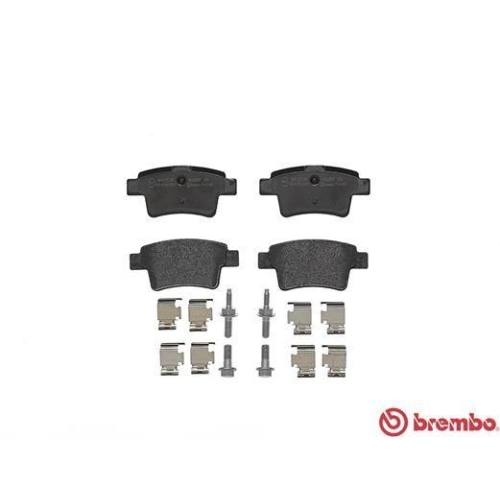 Bremsbelagsatz Scheibenbremse Brembo P61085 Prime Line f&uuml;r Citro&euml;n Hinterachse