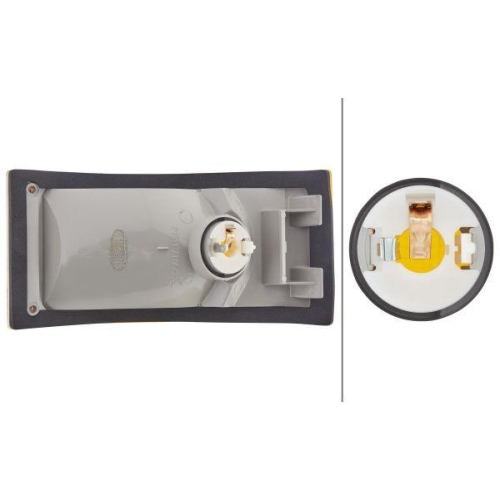 Blinkleuchte Hella 2BA 004 119-001 f&uuml;r Auw&auml;rter Man Mercedes Benz Mercedes Benz
