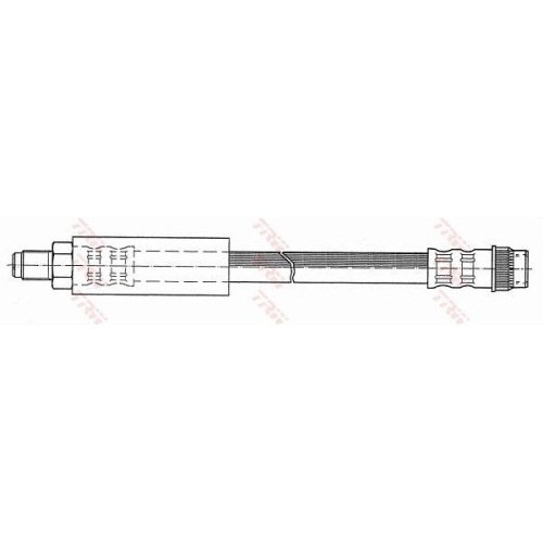 Bremsschlauch Trw PHB537 f&uuml;r Renault Vorderachse Links Rechts