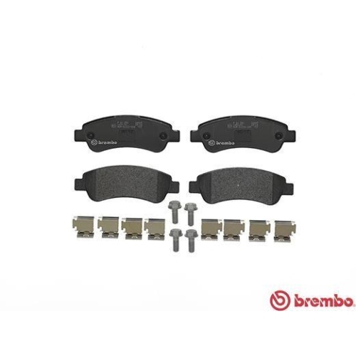 Bremsbelagsatz Scheibenbremse Brembo P61091 Prime Line f&uuml;r Citro&euml;n Fiat Peugeot
