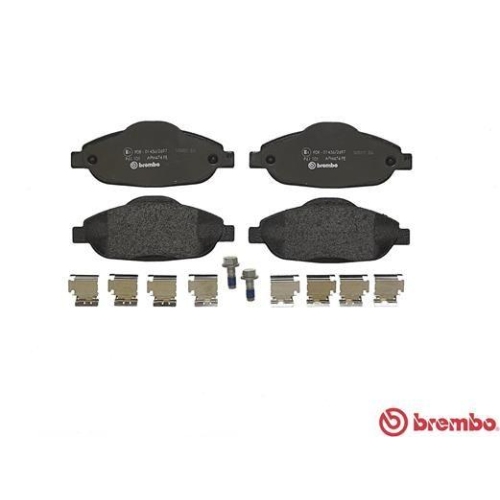 Bremsbelagsatz Scheibenbremse Brembo P61101 Prime Line f&uuml;r Citro&euml;n Peugeot