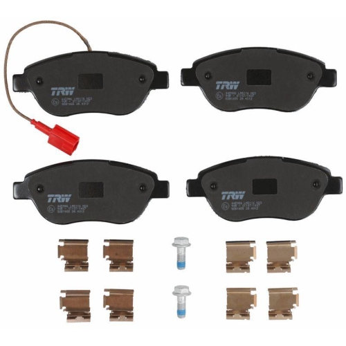Bremsbelagsatz Scheibenbremse Trw GDB1655 Cotec f&uuml;r Vauxhall Fiat Abarth Opel