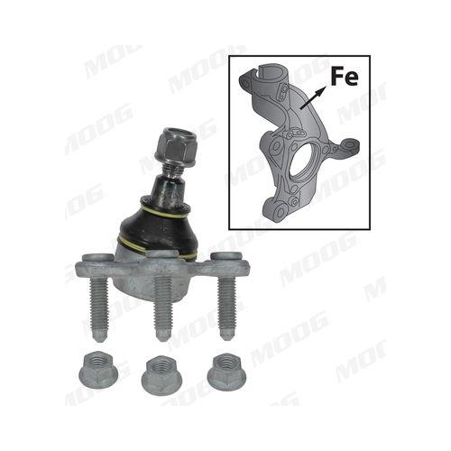 Trag /f&uuml;hrungsgelenk Moog VO-BJ-1859 f&uuml;r Audi Seat Skoda VW Vorderachse Unten