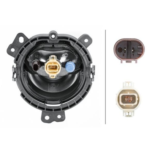 Tagfahrleuchte Hella 2PT 011 748-161 f&uuml;r Bmw Mini Rechts