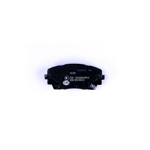 Bremsbelagsatz Scheibenbremse Hella 8DB 355 020-611 f&uuml;r Hyundai Kia Amc