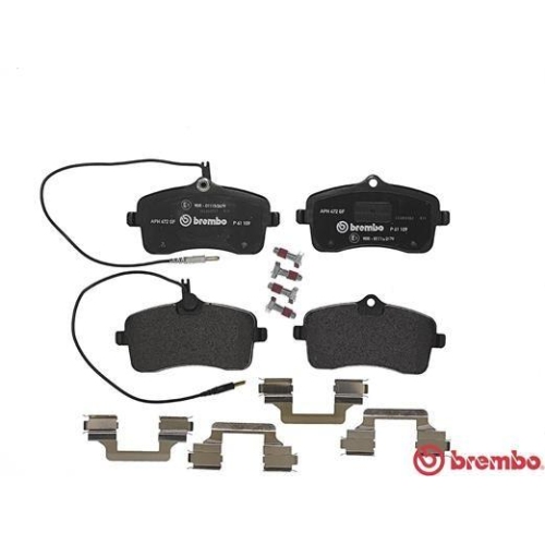 Bremsbelagsatz Scheibenbremse Brembo P61109 Prime Line f&uuml;r Citro&euml;n Peugeot