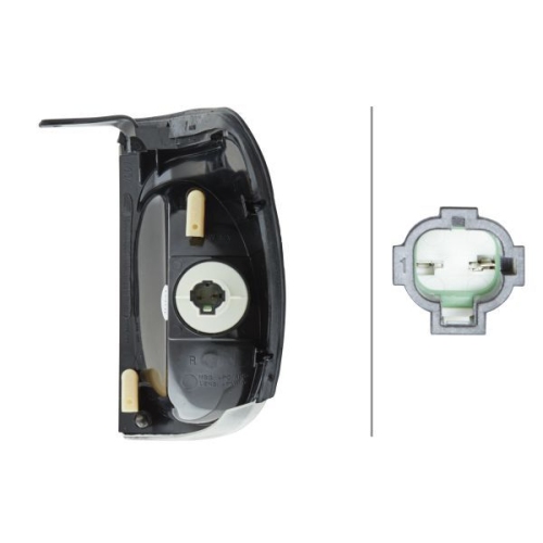Blinkleuchte Hella 2BA 964 255-021 für Nissan Rechts