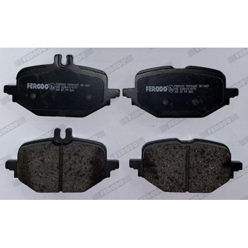 Bremsbelagsatz Scheibenbremse Ferodo FDB5492 Premier Eco Friction f&uuml;r