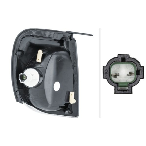 Blinkleuchte Hella 2BA 964 255-031 für Nissan Links