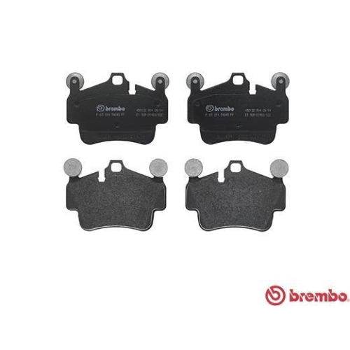 Bremsbelagsatz Scheibenbremse Brembo P65014 Prime Line f&uuml;r Porsche Hinterachse
