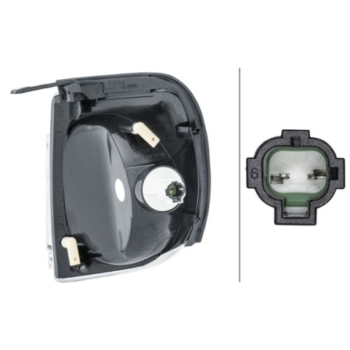 Blinkleuchte Hella 2BA 964 255-041 für Nissan Rechts