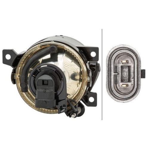 Nebelscheinwerfer Hella 1N0 271 295-411 für Seat Skoda VW Links