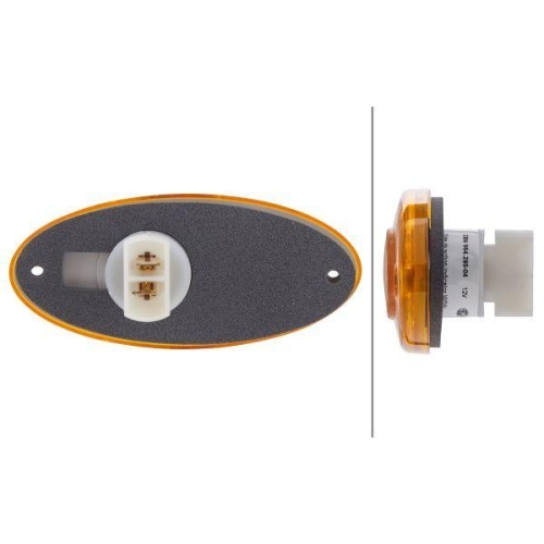 Zusatzblinkleuchte Hella 2BM 964 295-041 für Amazone Seitlicher Anbau