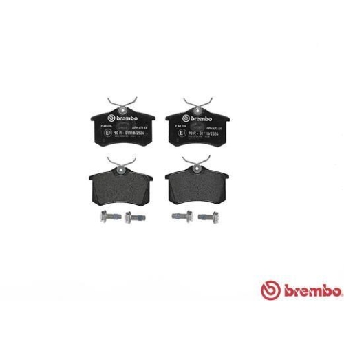 Bremsbelagsatz Scheibenbremse Brembo P68024 Prime Line f&uuml;r Opel Peugeot Renault