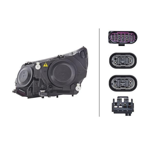 Hauptscheinwerfer Hella 1ZT 010 748-101 f&uuml;r VW Vw (svw) Rechts