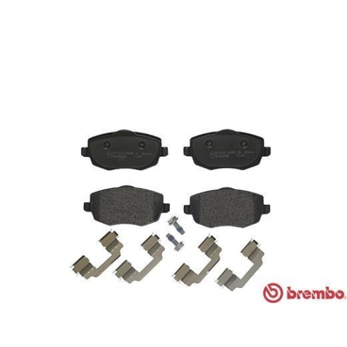 Bremsbelagsatz Scheibenbremse Brembo P23094 Prime Line f&uuml;r Lancia Vorderachse