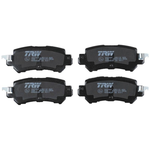 Bremsbelagsatz Scheibenbremse Trw GDB3539 Cotec f&uuml;r Mazda Hinterachse