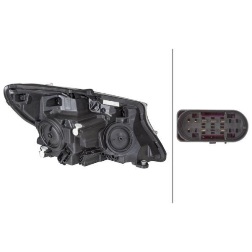 Hauptscheinwerfer Hella 1EL 011 284-871 für Mercedes Benz Mercedes Benz Links