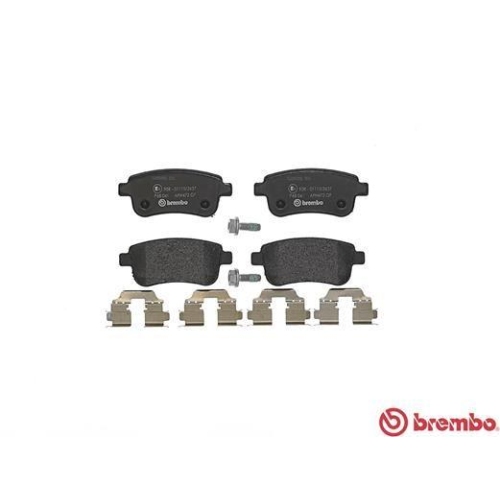 Bremsbelagsatz Scheibenbremse Brembo P68041 Prime Line für Renault Hinterachse