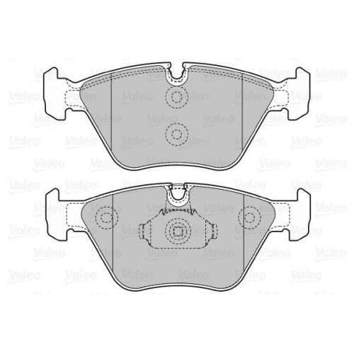 Bremsbelagsatz Scheibenbremse Valeo 598811 für Bmw MG Rover Vorderachse