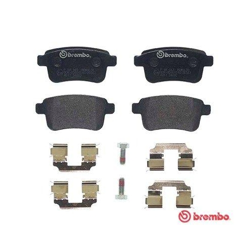Bremsbelagsatz Scheibenbremse Brembo P68043 Prime Line f&uuml;r Renault Hinterachse