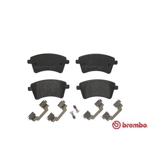 Bremsbelagsatz Scheibenbremse Brembo P68044 Prime Line f&uuml;r Mercedes Benz Renault