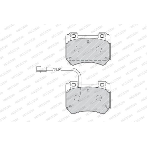 Brake Pad Set Disc Brake Ferodo FDB4206 Premier for Alfa Romeo Front Axle