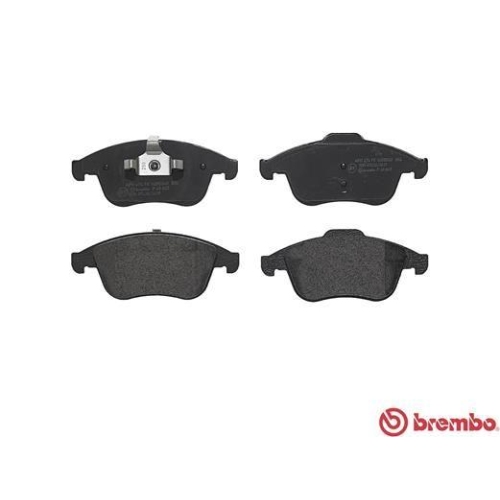 Bremsbelagsatz Scheibenbremse Brembo P68045 Prime Line f&uuml;r Renault Vorderachse