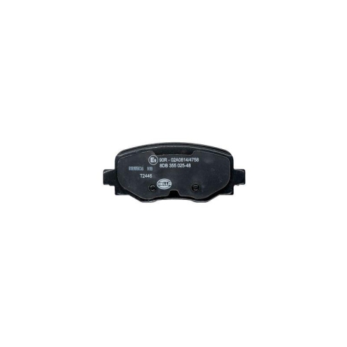 Bremsbelagsatz Scheibenbremse Hella 8DB 355 025-481 f&uuml;r Alfa Romeo Fiat Ferrari