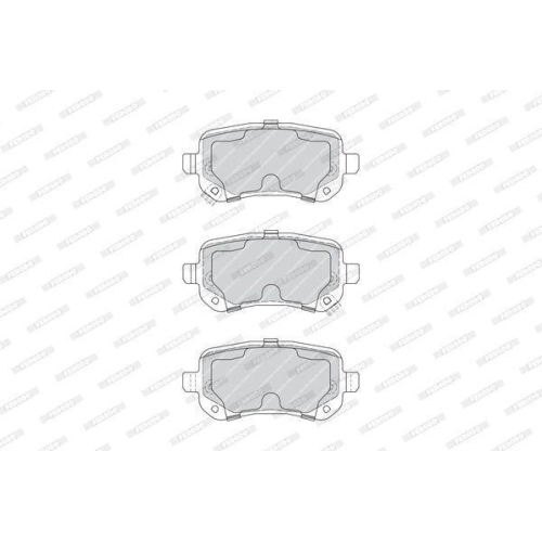 Bremsbelagsatz Scheibenbremse Ferodo FDB4196 Premier f&uuml;r Chrysler Dodge Fiat