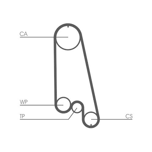 Zahnriemensatz Continental Ctam CT874K1 für Opel Vauxhall Chevrolet Daewoo